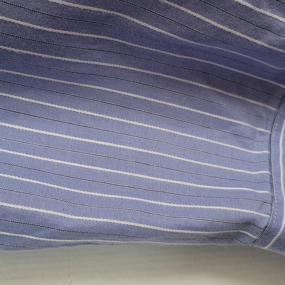 Calvin Klein Men's Blue and White Shirt- Size 16 1/2 - Picture 5 of 10
